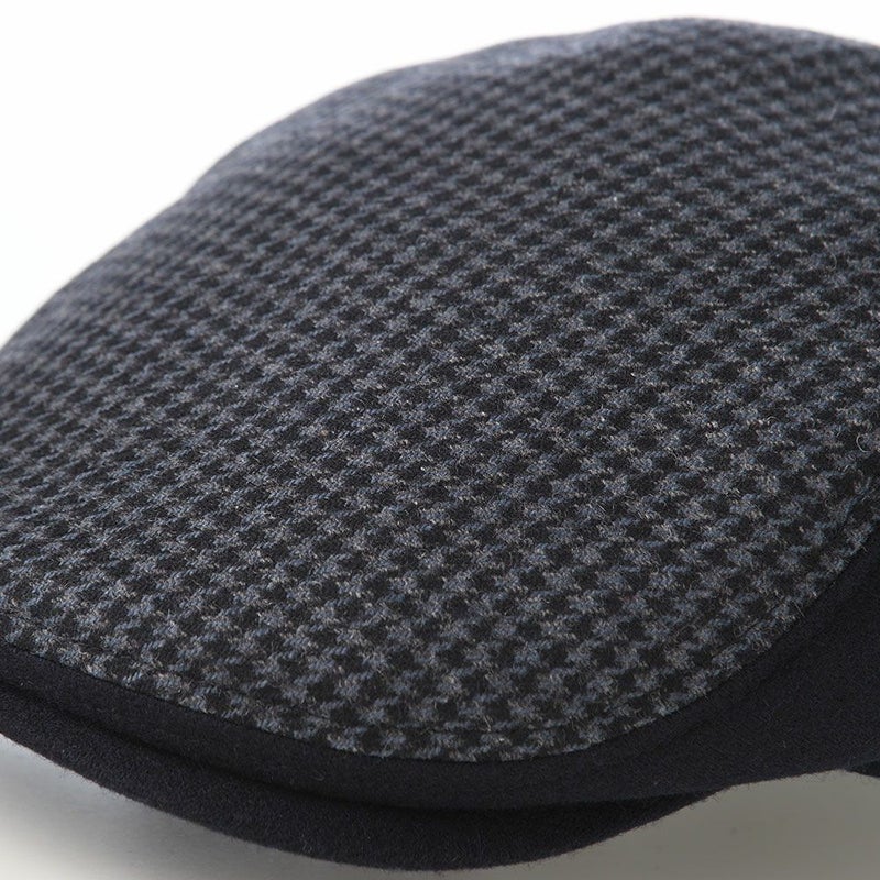 ダックスのハンチング Hunting Houndstooth Flano（ハンチング ハンチングトゥース フラノ） D2040 ネイビー