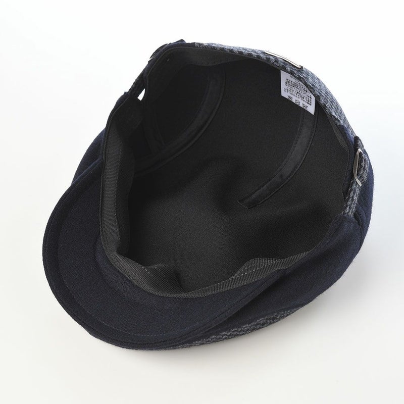ダックスのハンチング Hunting Houndstooth Flano（ハンチング ハンチングトゥース フラノ） D2040 ネイビー