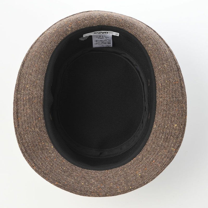 ダックスのソフトハット Alpen Knep Tweed（アルペン ネップツイード） D2042 ブラウン