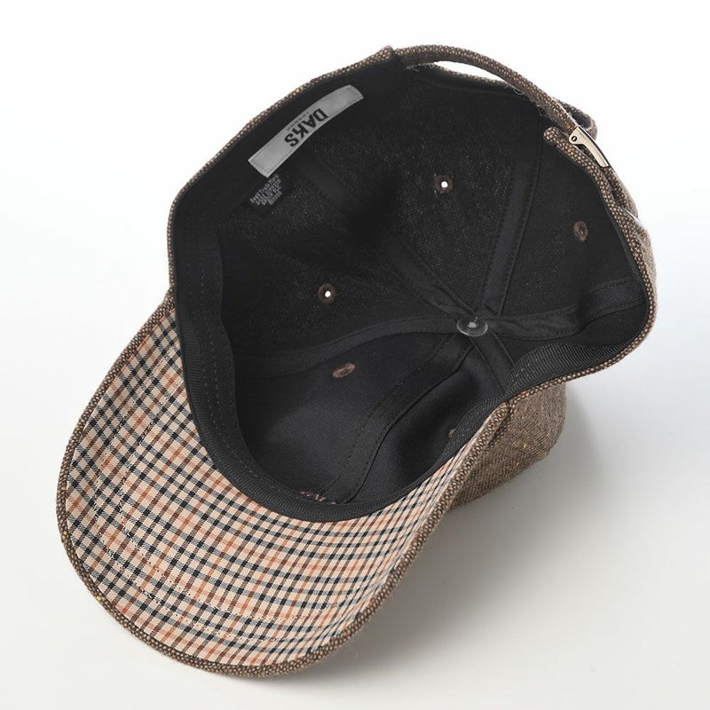 ダックスのキャップ Cap Knep Tweed（キャップ ネップツイード） D2043 ブラウン