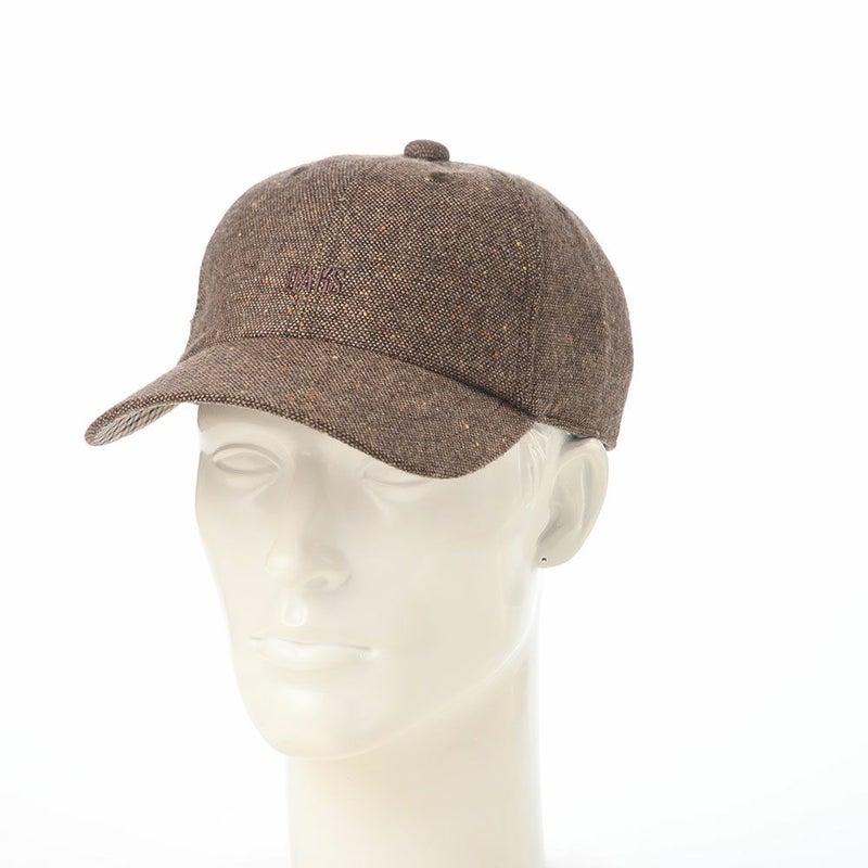 ダックスのキャップ Cap Knep Tweed（キャップ ネップツイード） D2043 ブラウン