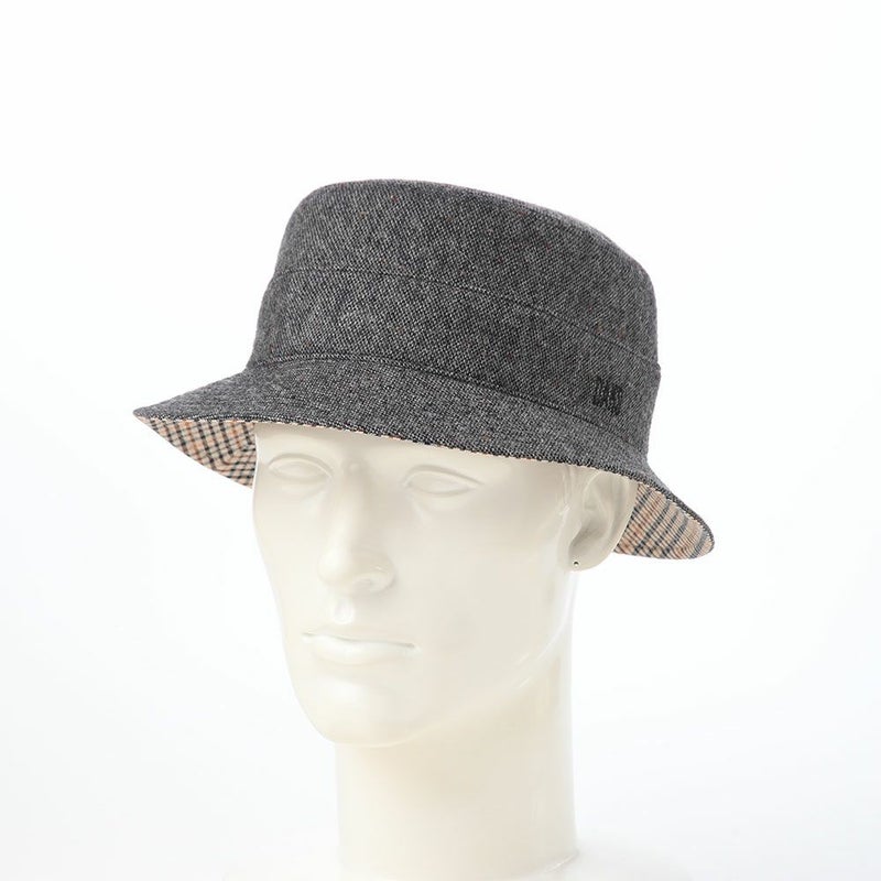 ダックスのソフトハット Safari Knep Tweed（サファリ ネップツイード） D2044 チャコール