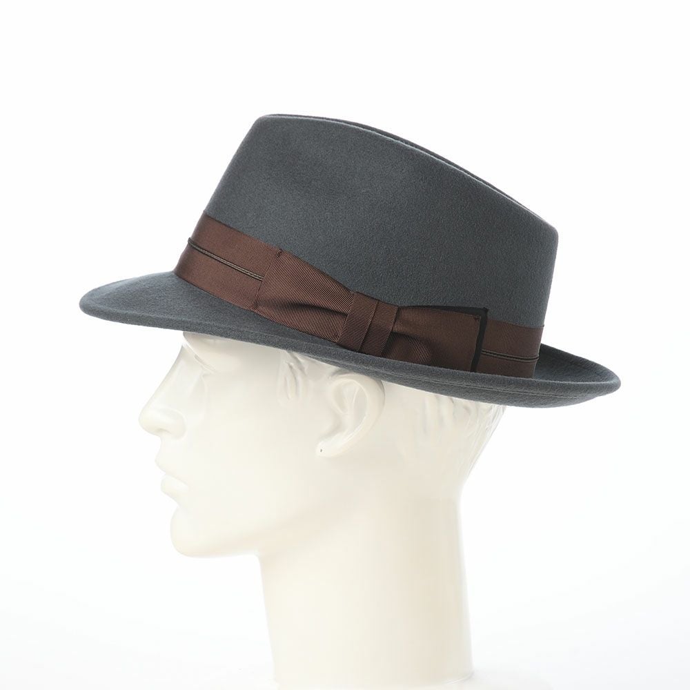 レッター フェルトハット Wool Tumami（ウール ツマミ） チャコール