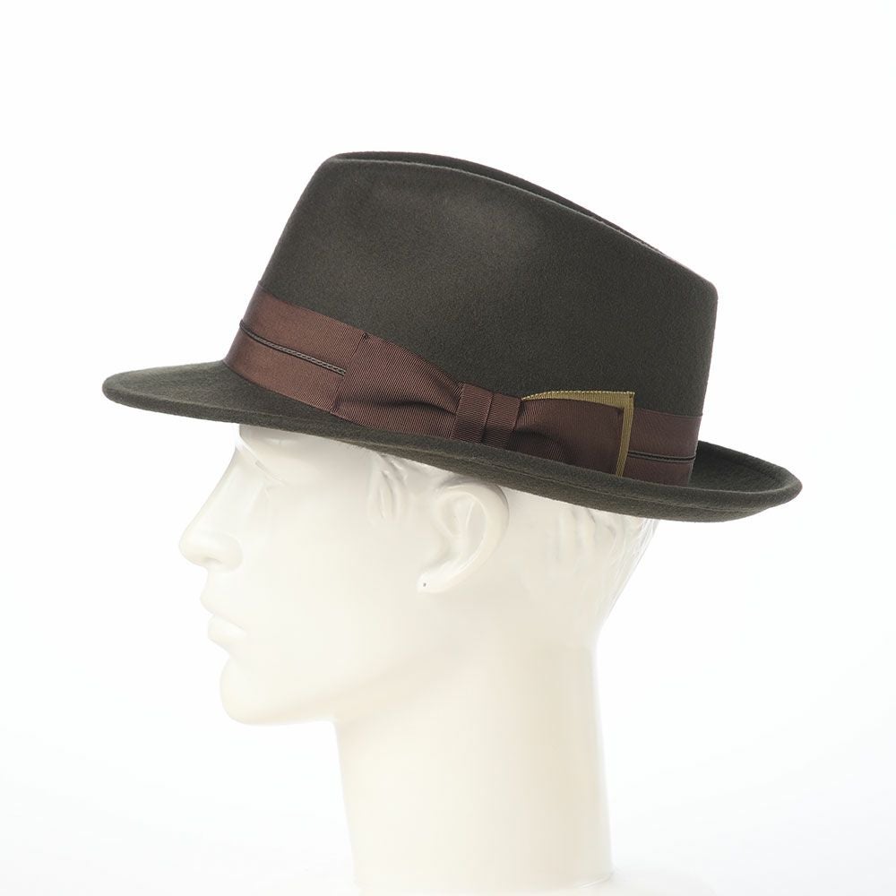 レッター フェルトハット Wool Tumami(ウール ツマミ) グリーン レッター フェルトハット Wool Tumami(ウール ツマミ) グリーン