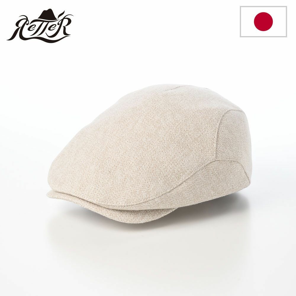 レッター ハンチング 三つ杢ハンチング ナチュラル | 帽子通販 時谷堂