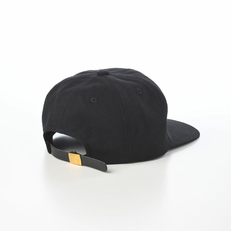 ショットのキャップ WOOL WAPPEN 6P CAP（ウールワッペン 6P キャップ） SC138 ブラック