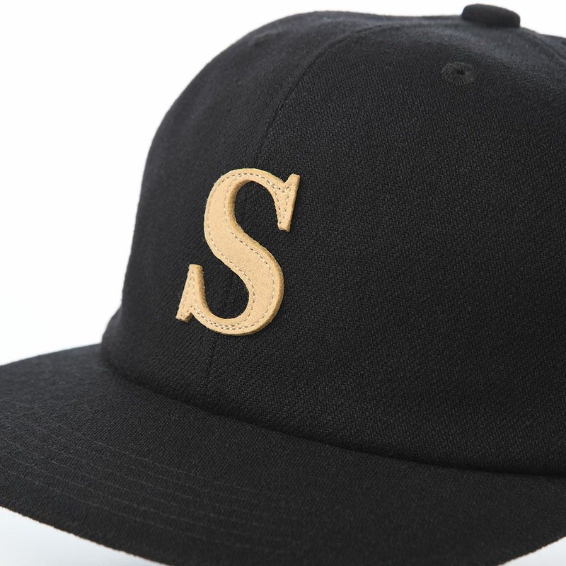 ショットのキャップ WOOL WAPPEN 6P CAP（ウールワッペン 6P キャップ） SC138 ブラック