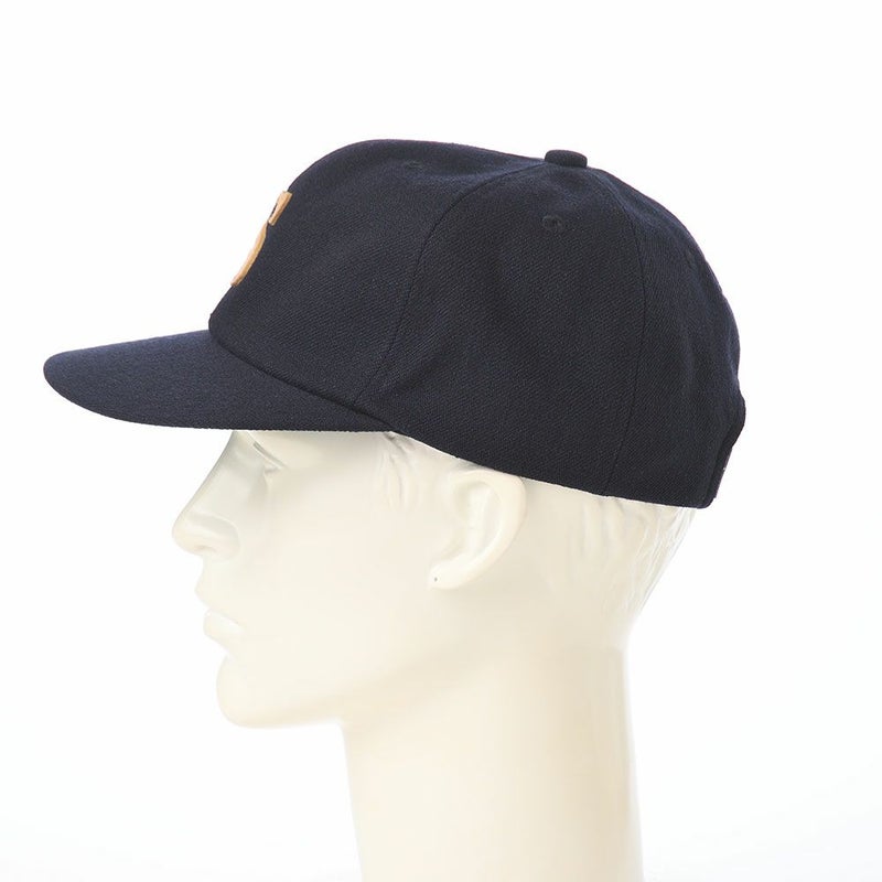 ショットのキャップ WOOL WAPPEN 6P CAP（ウールワッペン 6P キャップ） SC138 ネイビー