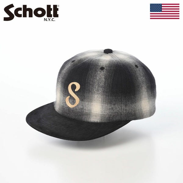 CHECK×NUBUCK 6P CAP（チェック×ヌバック 6P キャップ） SC139 ブラック