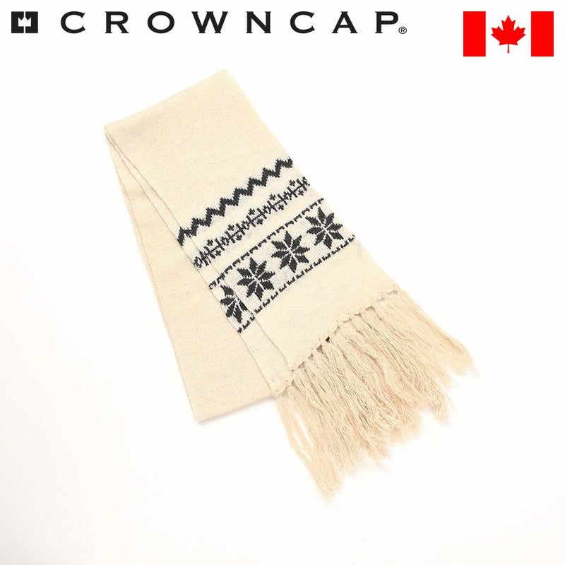 クラウンキャップのマフラー Snowflake Scarf（スノーフレーク スカーフ） アイボリー