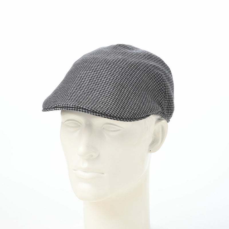 ボルサリーノのハンチング Hunting Parigi  Micro Houndstooth（ハンチング パリギ マイクロハウンドトゥース） B12182 ブラック