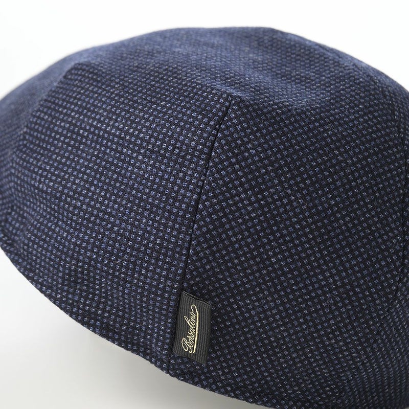 ボルサリーノのハンチング Hunting Parigi  Micro Houndstooth（ハンチング パリギ マイクロハウンドトゥース） B12182 ブルー