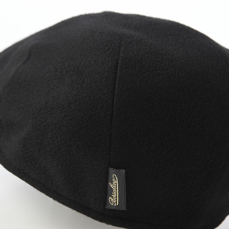 ボルサリーノのハンチング Hunting Parigi Solid Cashmere（ハンチング パリギ ソリッドカシミア） B12182 ブラック