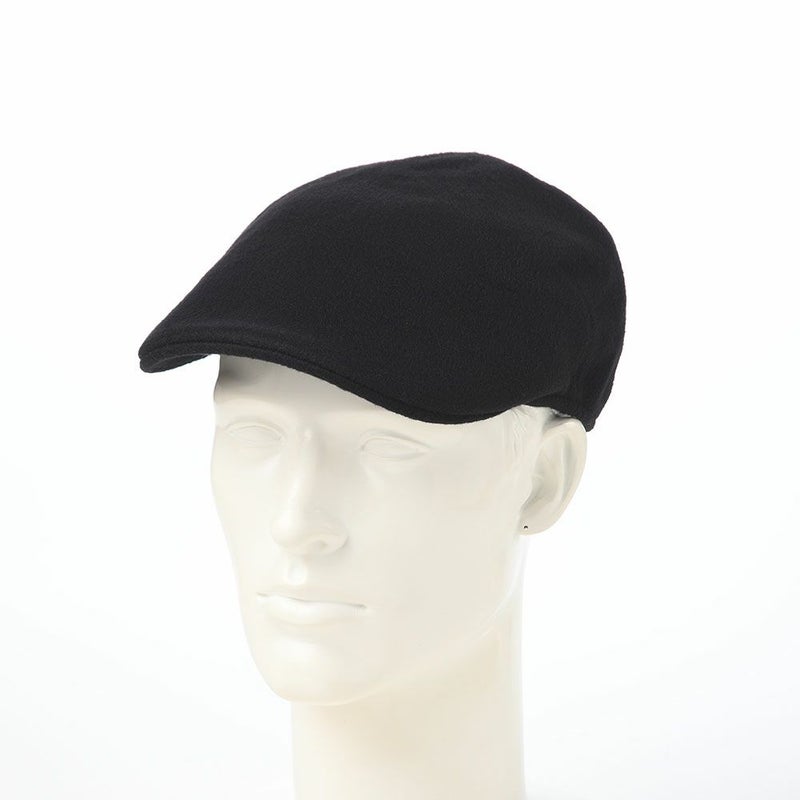 ボルサリーノのハンチング Hunting Parigi Solid Cashmere（ハンチング パリギ ソリッドカシミア） B12182 ブラック