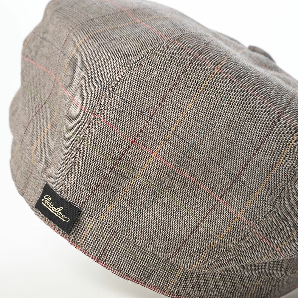 ボルサリーノ　グレー系 チェック柄 ハンチング ボルサリーノ ハンチング Hunting Cesare Wool Check（ハンチング