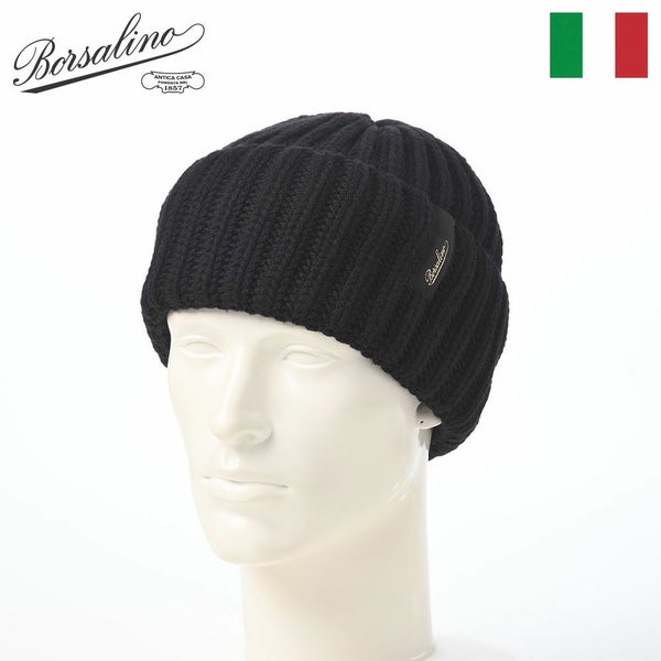 Bell Rib Knit Beanie（ベル リブニット ビーニー） 130368 ブラック
