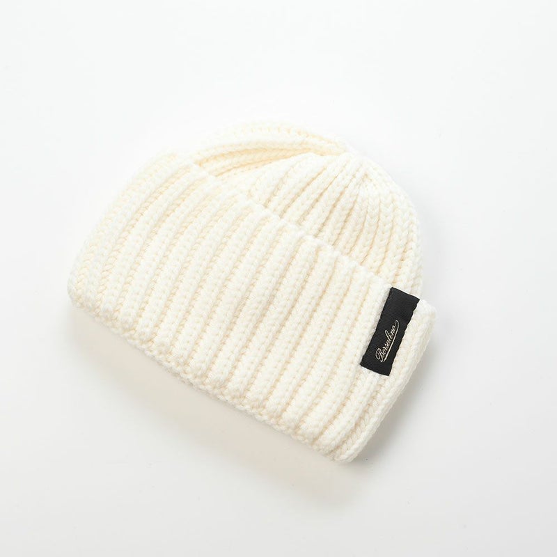 ボルサリーノのニット帽 Bell Rib Knit Beanie（ベル リブニット ビーニー） 130368 クリーム
