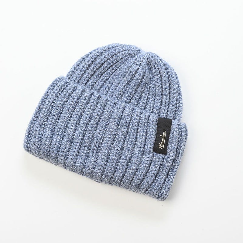 ボルサリーノのニット帽 Bell Rib Knit Beanie（ベル リブニット ビーニー） 130368 デニム