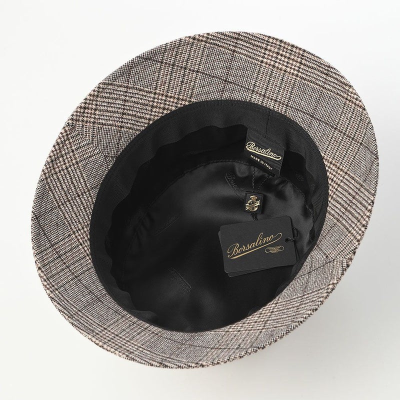 ボルサリーノのバケットハット Morgan bucket hat Classic（モーガン バケットハット クラシック） B32099 ブラウン