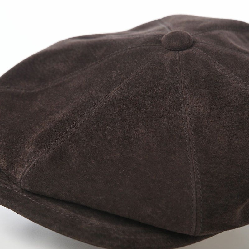 ステットソンのキャスケット PIG SUEDE CASKET（ピッグスエード キャスケット） SE829 ダークブラウン
