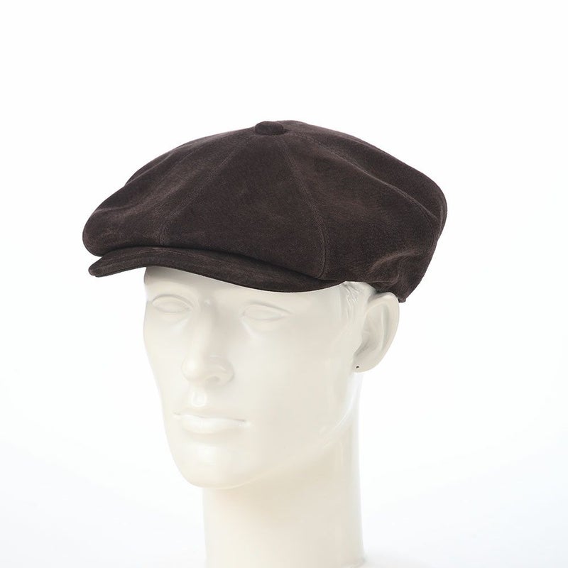 ステットソンのキャスケット PIG SUEDE CASKET（ピッグスエード キャスケット） SE829 ダークブラウン