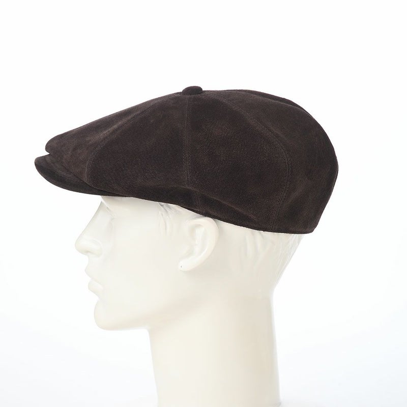 ステットソンのキャスケット PIG SUEDE CASKET（ピッグスエード キャスケット） SE829 ダークブラウン