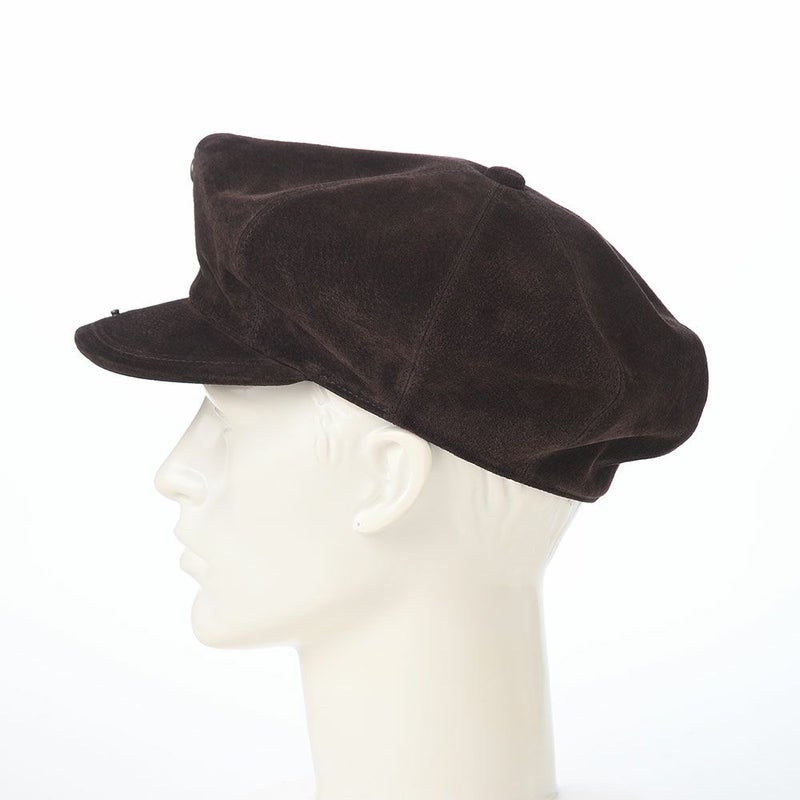 ステットソンのキャスケット PIG SUEDE CASKET（ピッグスエード キャスケット） SE829 ダークブラウン