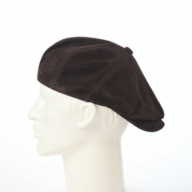 ステットソンのキャスケット PIG SUEDE CASKET（ピッグスエード キャスケット） SE829 ダークブラウン