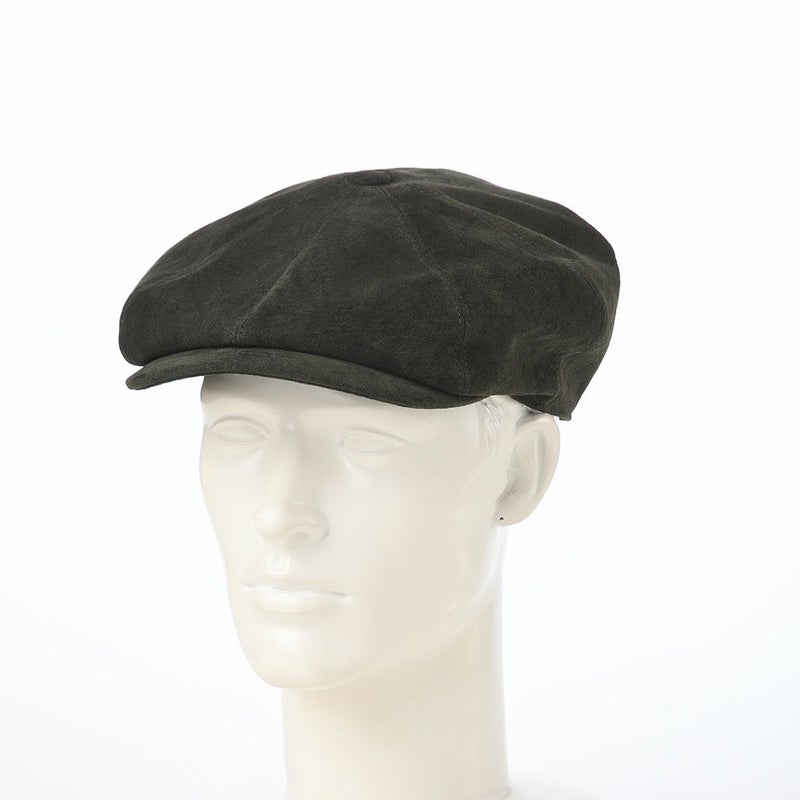 ステットソンのキャスケット PIG SUEDE CASKET（ピッグスエード キャスケット） SE829 カーキ