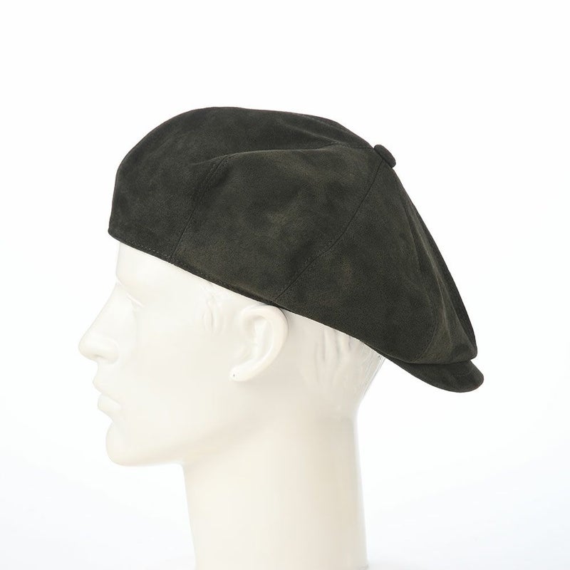 ステットソンのキャスケット PIG SUEDE CASKET（ピッグスエード キャスケット） SE829 カーキ