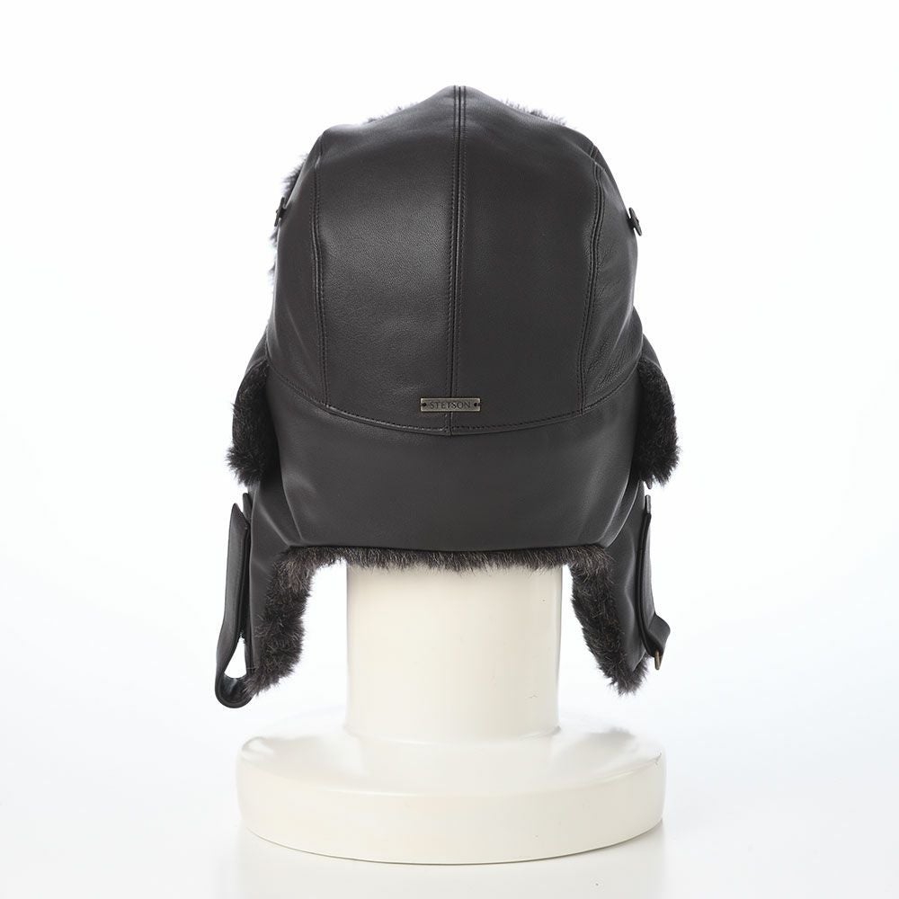 ステットソン 飛行帽 LAMB LEATHER FLIGHT CAP（ラムレザー フライト