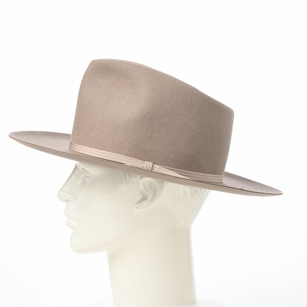 STETSON フェルトハット クリーム色 STETSON（ステットソン） フェルトハット 中折れ帽 オープンロード