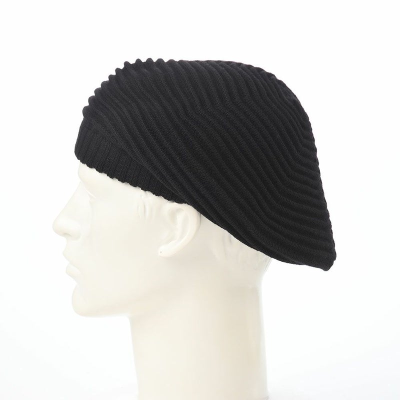 マローネのベレー帽 Nuvola Wool（ヌヴォラ ウール） 8418925 ブラック
