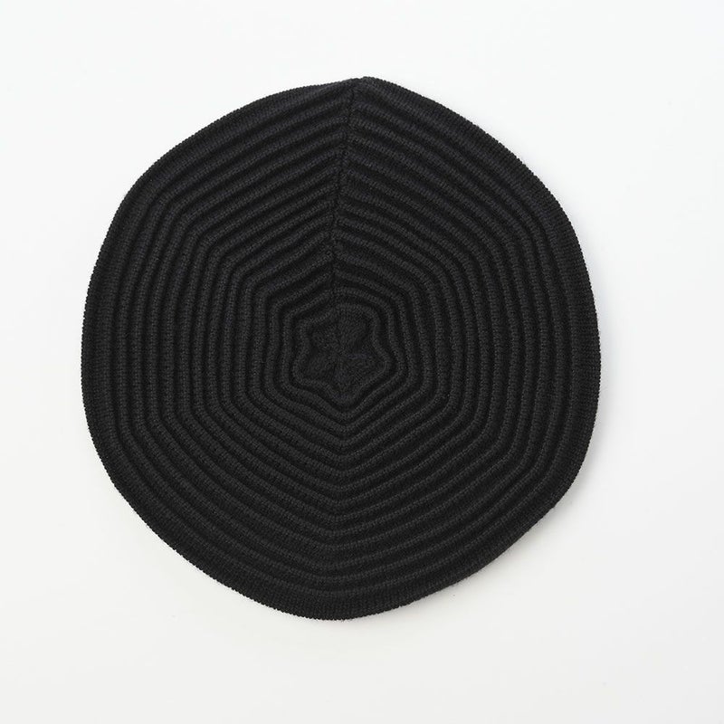 マローネのベレー帽 Nuvola Wool（ヌヴォラ ウール） 8418925 ブラック