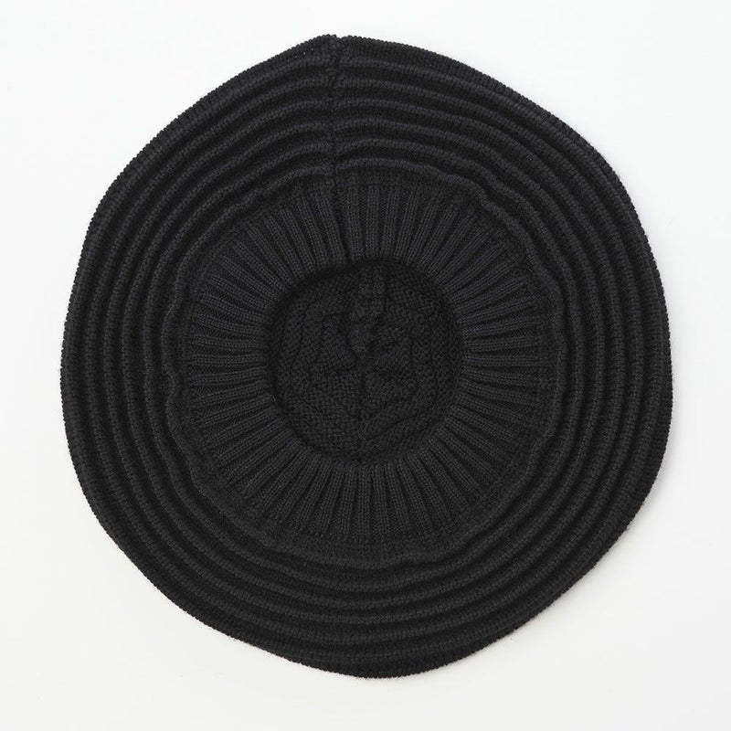 マローネのベレー帽 Nuvola Wool（ヌヴォラ ウール） 8418925 ブラック