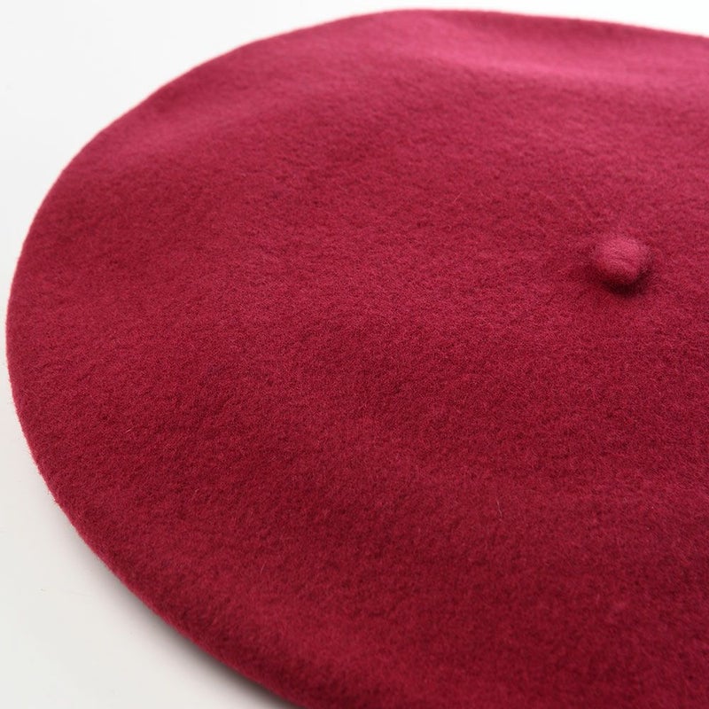 マローネのベレー帽 Basco Wool（バスコ ウール） BASCO_29 ボルドー