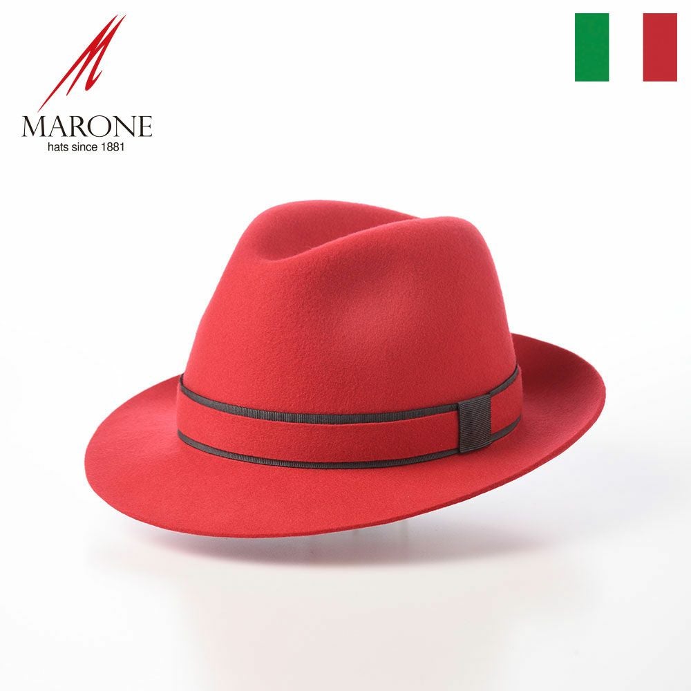 ボルサリーノ フェルトハット☆ポークパイ☆赤茶☆58☆イタリア製 楽天市場】Borsalino ボルサリーノ 中折れハット フェルト帽 秋 冬