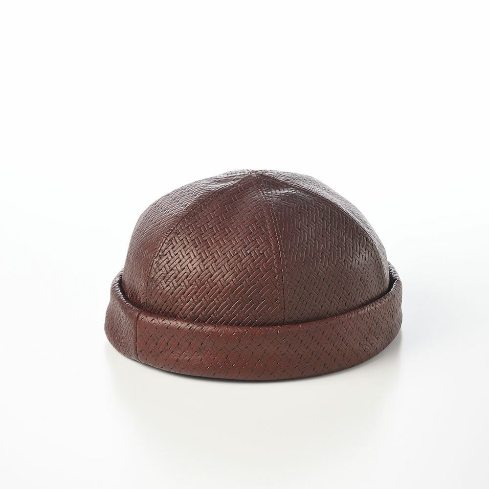 マローネ ロールキャップ Calf Leather Cap（カーフレザー キャップ