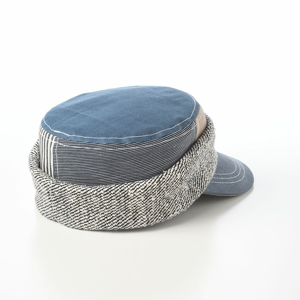 イケガミ帽子工房 ワークキャップ Handloom Roll（ハンドルーム ロール