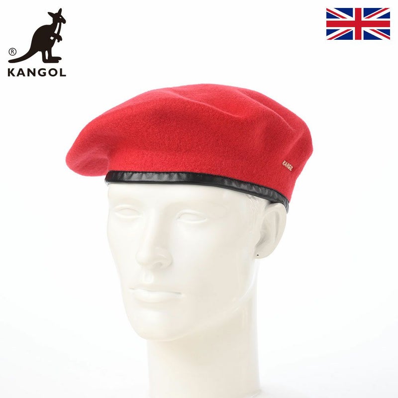 カンゴールのベレー帽 WOOL MONTY（ウール モンティ） レッド
