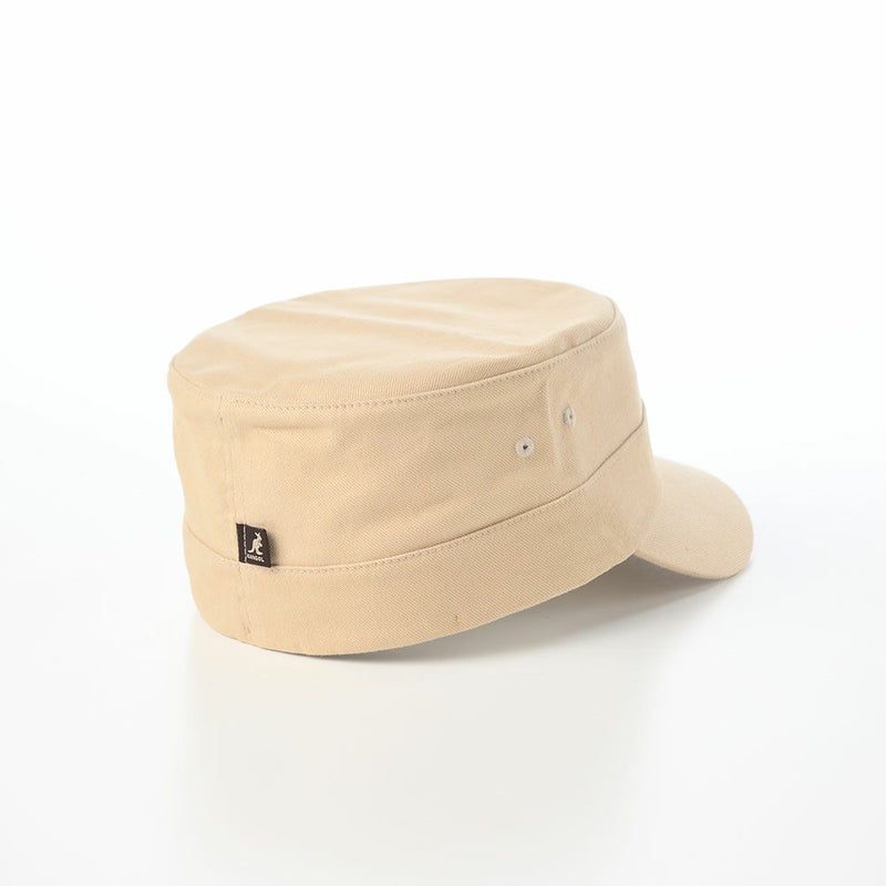 カンゴールのワークキャップ COTTON TWILL ARMY CAP（コットンツイル アーミーキャップ） ベージュ