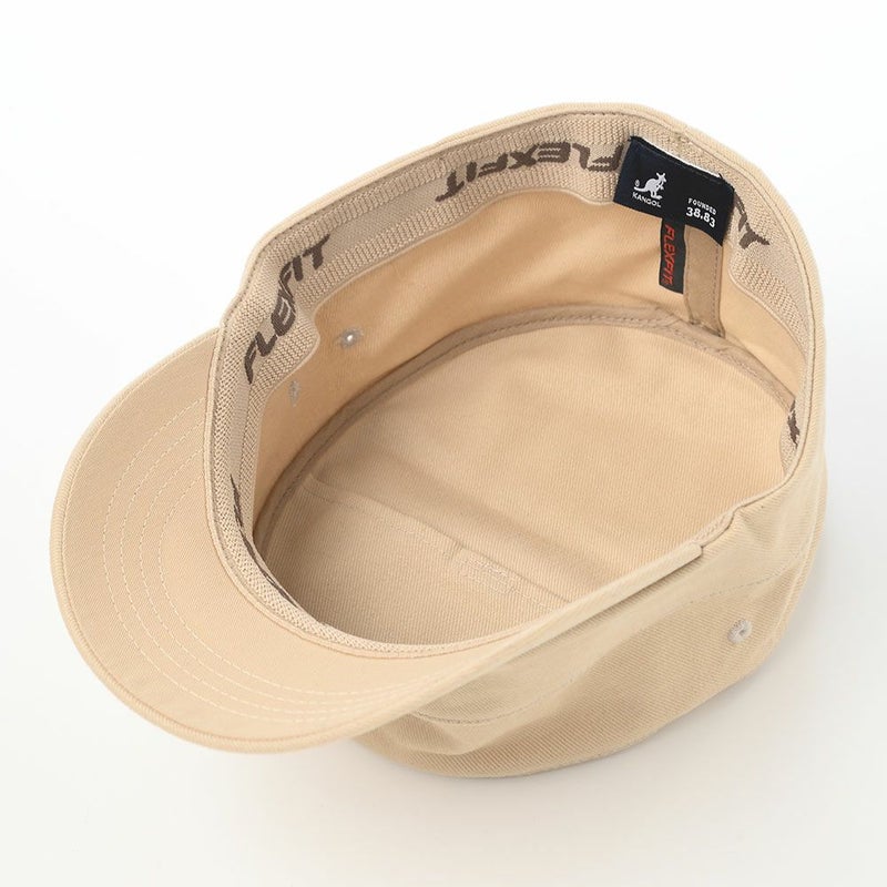 カンゴールのワークキャップ COTTON TWILL ARMY CAP（コットンツイル アーミーキャップ） ベージュ