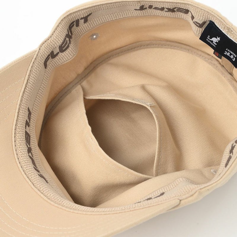カンゴールのワークキャップ COTTON TWILL ARMY CAP（コットンツイル アーミーキャップ） ベージュ