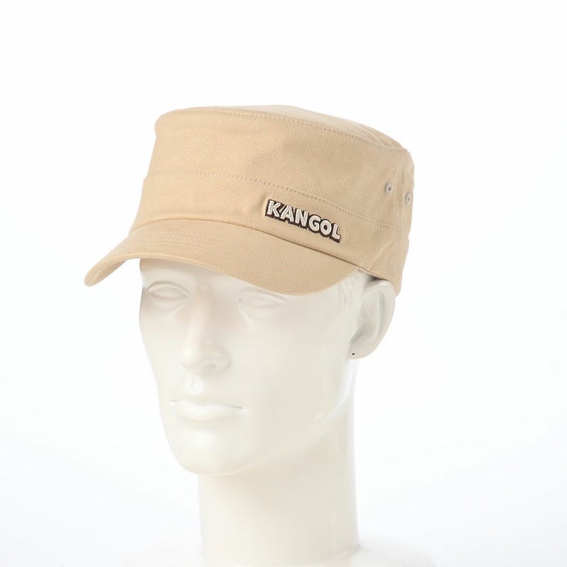 カンゴールのワークキャップ COTTON TWILL ARMY CAP（コットンツイル アーミーキャップ） ベージュ
