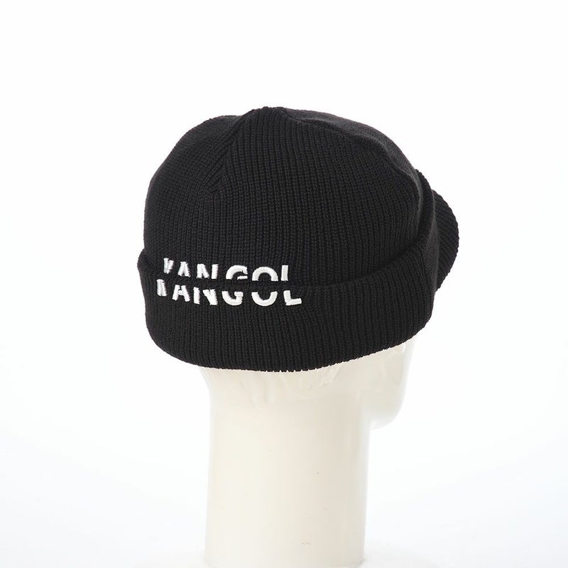 カンゴールのニット帽 SLICED PEAK BEANIE（スライスト ピーク ビーニー） ブラック