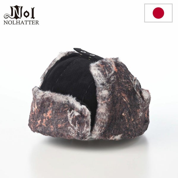 Camouflage flight cap corduroy（カモフラージュ フライトキャップ コーデュロイ） ブラック