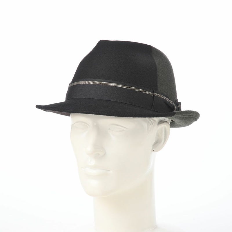 ノルのフェルトハット Pizza hat（ピザハット） ブラック