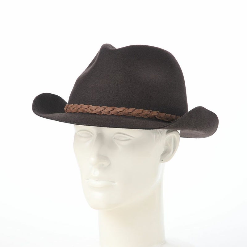 ノルのウエスタンハット Felt western（フェルトウエスタン） ブラウン