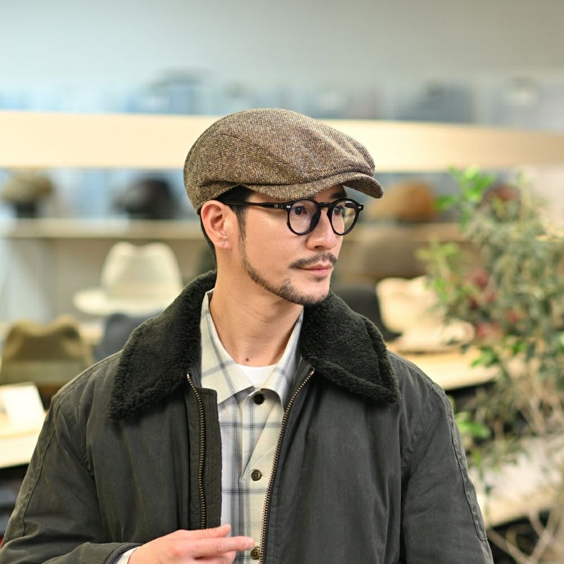 ヴィゲーンズのハンチング Ivy Contemporary Cap（アイビー コンテンポラリーキャップ）W102391 ブラウン