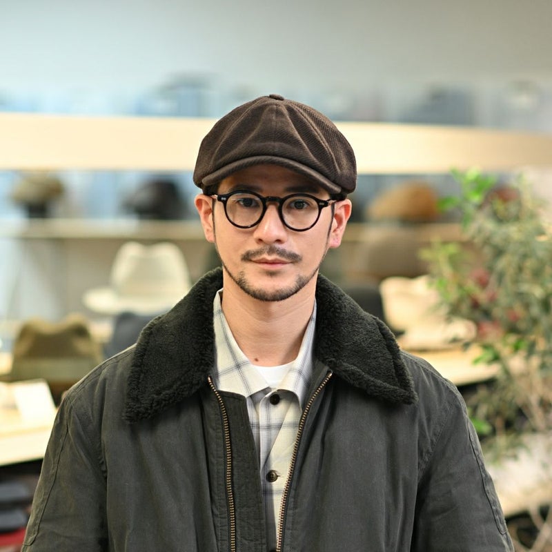 ヴィゲーンズのキャスケット Newsboy Classic Cap（ニュースボーイ クラシックキャップ）W102393 ブラウン
